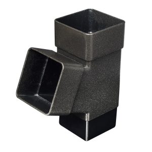 Kayflow 65mm Square 112.5° Offset Branch - Cast Iron