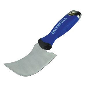 Faithfull Soft Grip Quarter Moon Window Knife