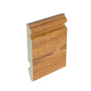 144mm Kayboard Laminated Torus Skirting , 4.4m - Light Oak