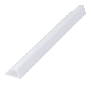 Zest 10mm Wall Panel End Cap 2.4m - White