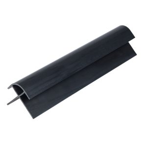 Zest 10mm Wall Panel External Corner 2.4m - Black