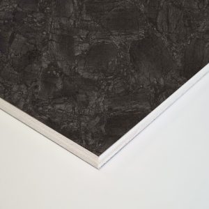Wetwall Mermaid 11mm Ply laminated Bathroom Panels 2420mm -Nero Marble
