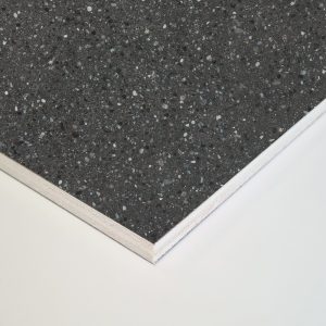 Wetwall Mermaid 11mm Ply laminated Bathroom Panels 2420mm - Terrazzo Noir