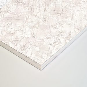Wetwall Mermaid Laminate Vanity Worktop 1500 x 425 x 28mm - Blanco Marble