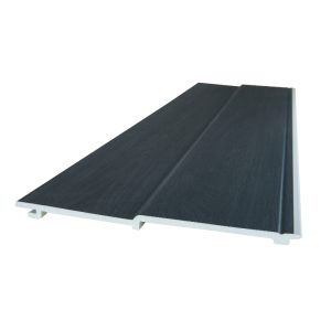 Natureclad 270mm Double Feather Edge Cladding Board – Chiminea Charcoal (Pack of 4)