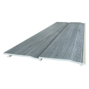 Natureclad 300mm Double Shiplap Cladding Board x 5m – Cumulus Grey (Pack of 4)