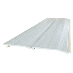 Natureclad 300mm Double Shiplap Cladding Board x 5m – Morning Dew Silver (Pack of 4)