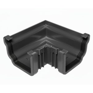 Kayflow Ogee 120mm 90° External Angle - Anthracite Grey