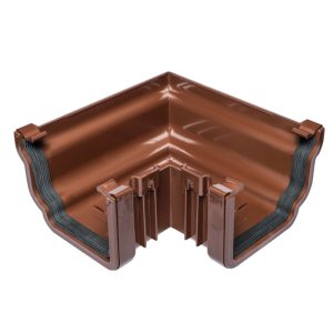 Kayflow Ogee 120mm 90° External Angle - Brown