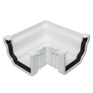 Kayflow Ogee 120mm 90° External Angle - White