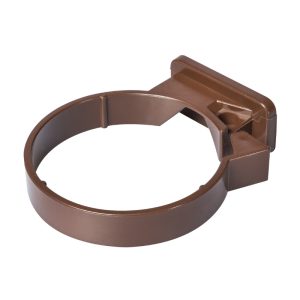 Kayflow 68mm Round Concealed Fixing Pipe Clip - Brown