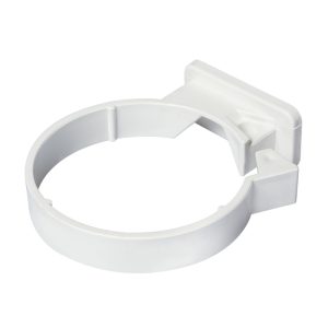 Kayflow 68mm Round Concealed Fixing Pipe Clip - White