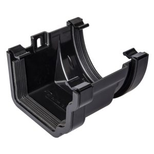 Kayflow Ogee 120mm to Deepflow 114mm Gutter Adaptor - Black