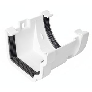 Kayflow Ogee 120mm to Deepflow 114mm Gutter Adaptor - White