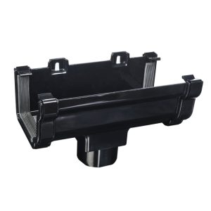Kayflow Ogee 120mm Running Outlet - Black