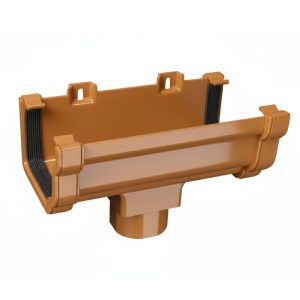 Kayflow Ogee 120mm Running Outlet - Caramel