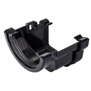 Kayflow Round 114mm to Ogee 120mm Gutter Adaptor - Black