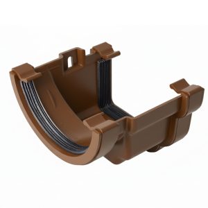 Kayflow Round 114mm to Ogee 120mm Gutter Adaptor - Brown