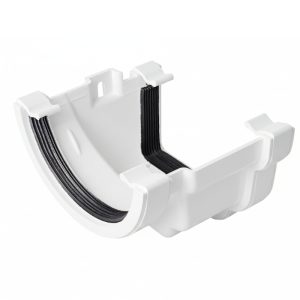 Kayflow Round 114mm to Ogee 120mm Gutter Adaptor - White