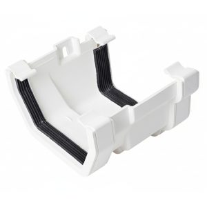 Kayflow Square 117mm to Ogee 120mm Gutter Adaptor - White