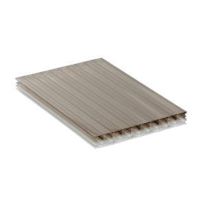 25mm Multiwall Polycarbonate Sheet - Bronze / Opal