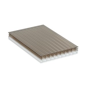 35mm Multiwall Polycarbonate Sheet - Bronze / Opal