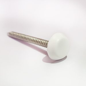 40mm x 2mm POLYTOPS® Pins (Box of 250) A4 Stainless Steel - White