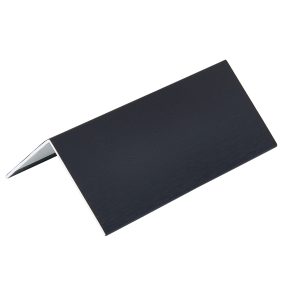 25mm x 25mm Thin PVC Solid Angle, 5m - Anthracite Grey