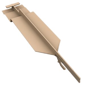 Durasid 167mm Vertical Invisible Joiner - Camel