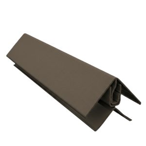 Durasid 3m Two-Part Aluminium Corner - Walnut
