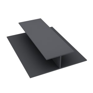 Durasid 3m H Joining Profile - Anthracite Grey
