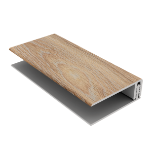 Durasid 3m Two-Part PVC Edge Trim - Branwood Grey