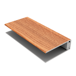 Durasid 3m Two-Part PVC Edge Trim - Red Credar