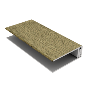 Durasid 3m Two-Part PVC Edge Trim - Woodland Grey