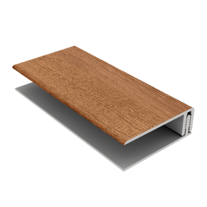 Durasid 3m Two-Part PVC Edge Trim - Woodland Oak