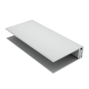 Durasid 3m Two-Part PVC Edge Trim - Grey