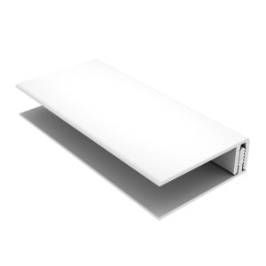 Durasid 3m Two-Part PVC Edge Trim - White