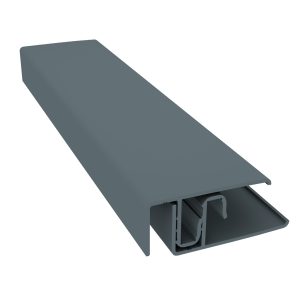 Durasid 3m Two-Part Aluminium Edge Trim - Blue Grey