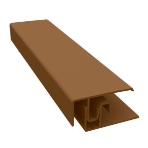 Durasid 3m Two-Part Aluminium Edge Trim - Olive Brown