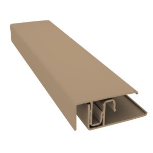 Durasid 3m Two-Part Aluminium Edge Trim - Cedar