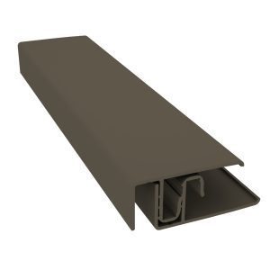 Durasid 3m Two-Part Aluminium Edge Trim - Walnut