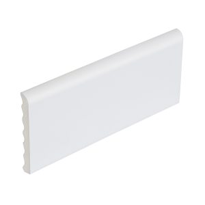 45mm x 6mm Concord PVC Castellated Architrave, 5m - Bright White