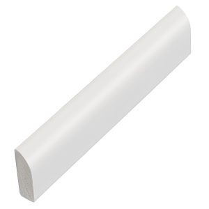 20mm x 6mm Concord PVC Edge Section, 5m -  White