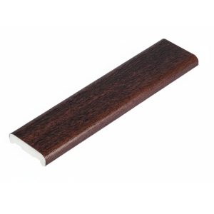 25mm x 6mm Concord PVC Dee Mould, 5m - Mahogany