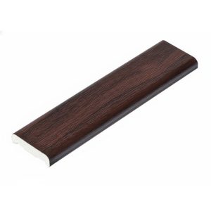 25mm x 6mm Concord PVC Dee Mould, 5m - Rosewood