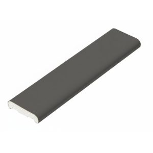 25mm x 6mm Concord PVC Dee Mould, 5m - Smooth Anthracite Grey