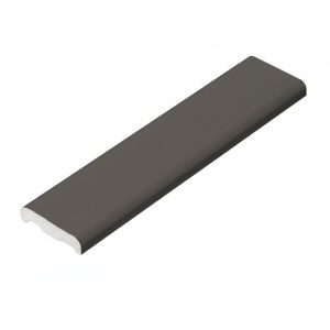 25mm x 6mm Concord PVC Dee Mould, 5m - Anthracite Grey