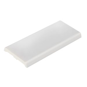 50mm x 6mm Concord PVC Dee Mould, 5m - White