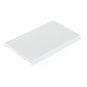 75mm x 6mm Concord PVC Dee Mould, 5m - White