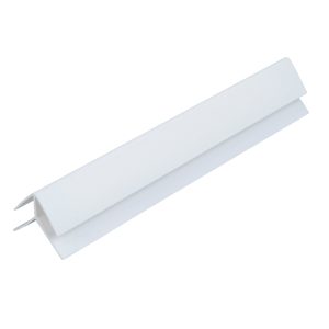 Zest 5mm Wall Panel External Corner 2.6m - White